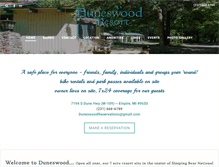 Tablet Screenshot of duneswood.com